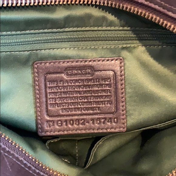 Leather Coach bag - Picture 6 of 7